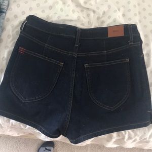 High waisted BDG dark jean shorts